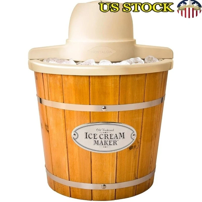 Electric Ice Cream Maker Homemade Gelato Frozen Yogurt Maker Quick Fun Easy New