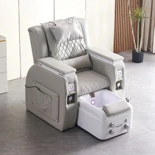 Luxury Comfortable Electric Foot Pedicure Reclining Chair Nails Salon Furniture