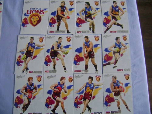 2010 PRESTIGE AFL BRISBANE LIONS BASIC TEAM SET