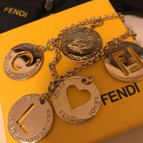 FENDI Bracelet Charm Almost unused 2.5cm Bracelet 18cm Accessories |
