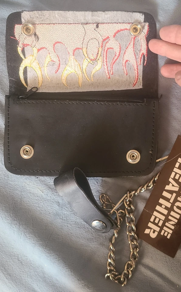 Unik Leather Chain Wallet 6" - Imagem 2 de 4