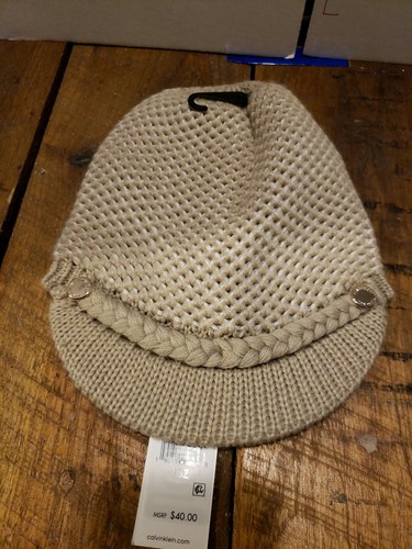CALVIN KLEIN ONE SIZE WINTER HAT TAN 