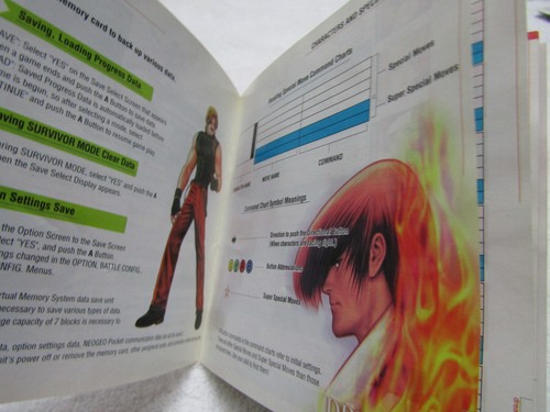 Authentic Instruction Manual Only King of Fighters Dream Match Sega Dreamcast - Picture 3 of 3