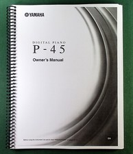 Yamaha P-45 Instruction Manual: 24 Pages & Protective Covers