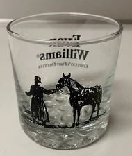 Evan Williams Kentucky's First Distiller Bourbon Whiskey Rock Glass