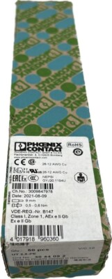 50x Phoenix Contact UT 2,5-PE 3044092 Schutzleiterklemme