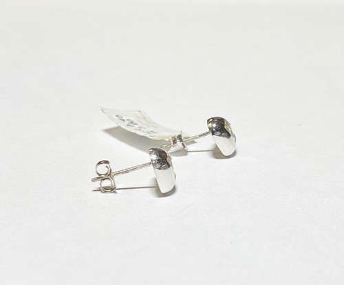 14K White Gold Heart Earrings with 0.40CTS Diamonds - Picture 3 of 5