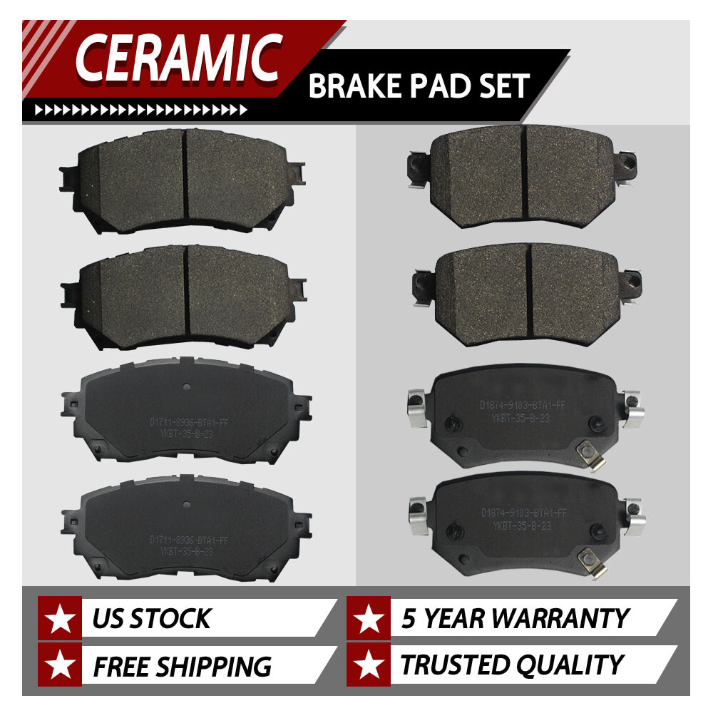 Front & Rear Ceramic Brake Pads Set For Mazda 6 BC1711 BC1874 | eBay