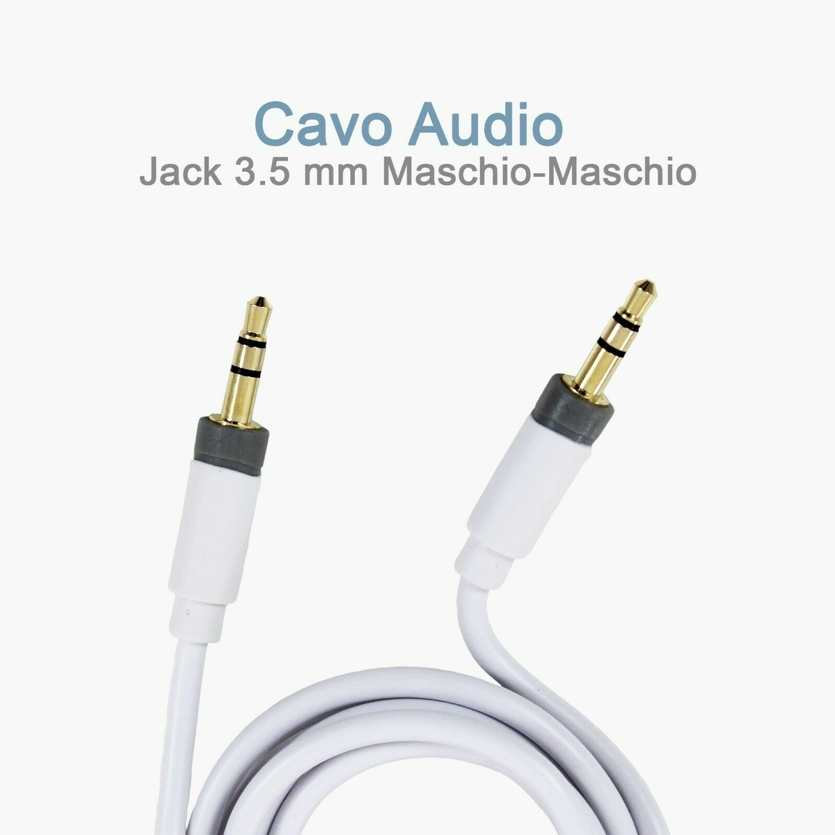 CAVO AUDIO 4 PIN ANGOLO 90° SNODABILE JACK MASCHIO 3,5 STEREO AUTO PC Mp3 CUFFIE - Foto 7