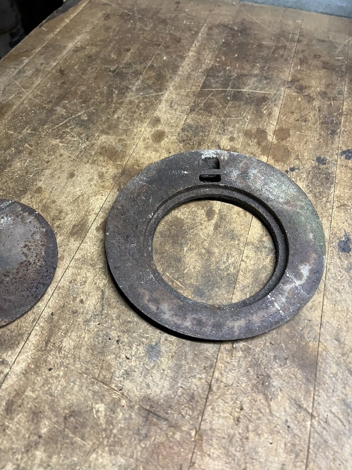 Cast Iron Stove Top Covers 2 Piece Nesting Lids Eyes Cookstove Five