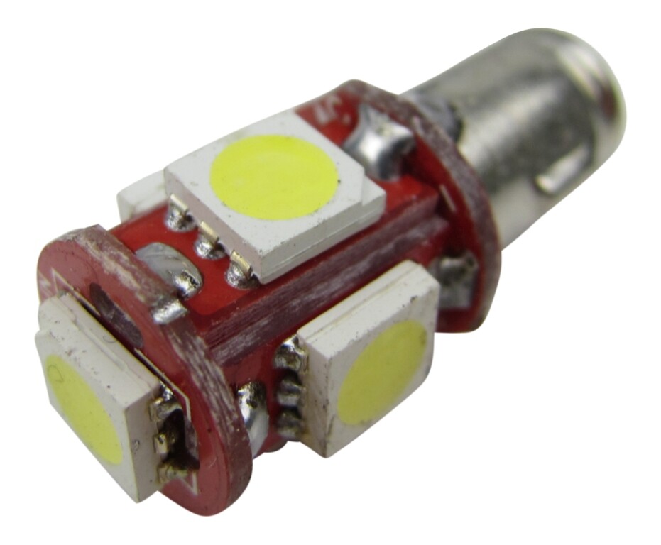 1x BA7s 6V 6VOLT HIGH POWER LED Bulb Light in White with 5x 5050 SMD ...