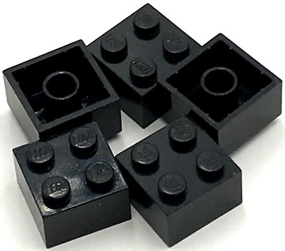 2x2 Brick Black Lego Blocks Lego New Black Bricks X Building