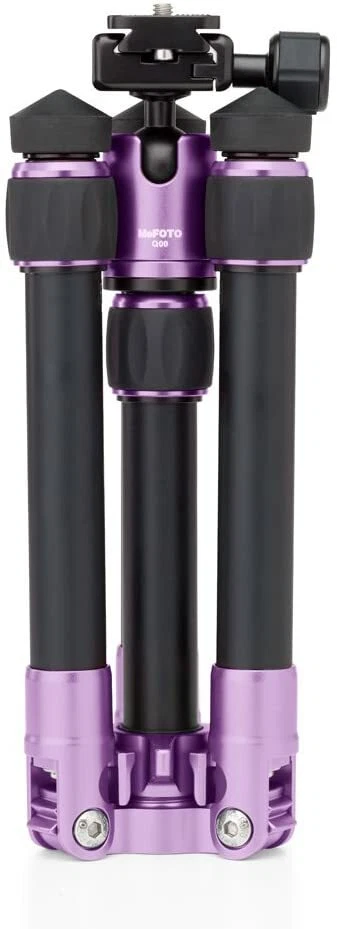 MeFOTO DayTrip Compact Tripod Kit, 2 Section Aluminium Legs, Purple, Christmas - Image 2 of 3