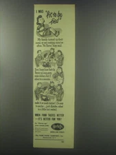 1947 Herb-Ox Bouillon Cubes Ad - I was fit to be tied
