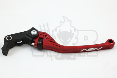 ASV F3 Lever Set Kawasaki ZX6R 636 2019 - 2025 Red Long Brake