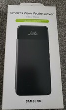 Genuine Samsung A53-5G Smart S View Wallet Cover - Black