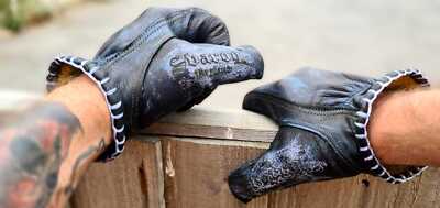 SVAROG MOTORCYCLE BIKER SHANKS GLOVES Harley Davidson, Chopper, bobber riders