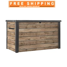 Keter Resin Deck Box Signature Collection Indoor/Outdoor Storage, 230 Gallon