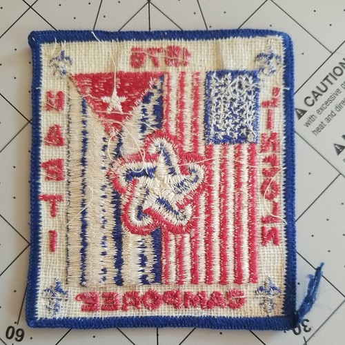BSA Patch 💥 VTG 1976 Lincoln Camporee Marti South Florida Council💥 Boy Scouts - Picture 3 of 3