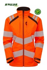 Pulsar® Life Sustainable Recycled Fabric Orange Women's Shower-proof Softshell