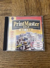 Print Master Deluxe Gold PC Software