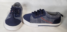Wonder Nation Canvas Toddler Boys Slip On Shoes Sneakers Sizes 6 Blue