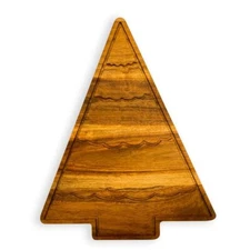 Christmas Tree Shaped Wood Cutting Board for kitchen Tree Shaped Wooden Cutti...