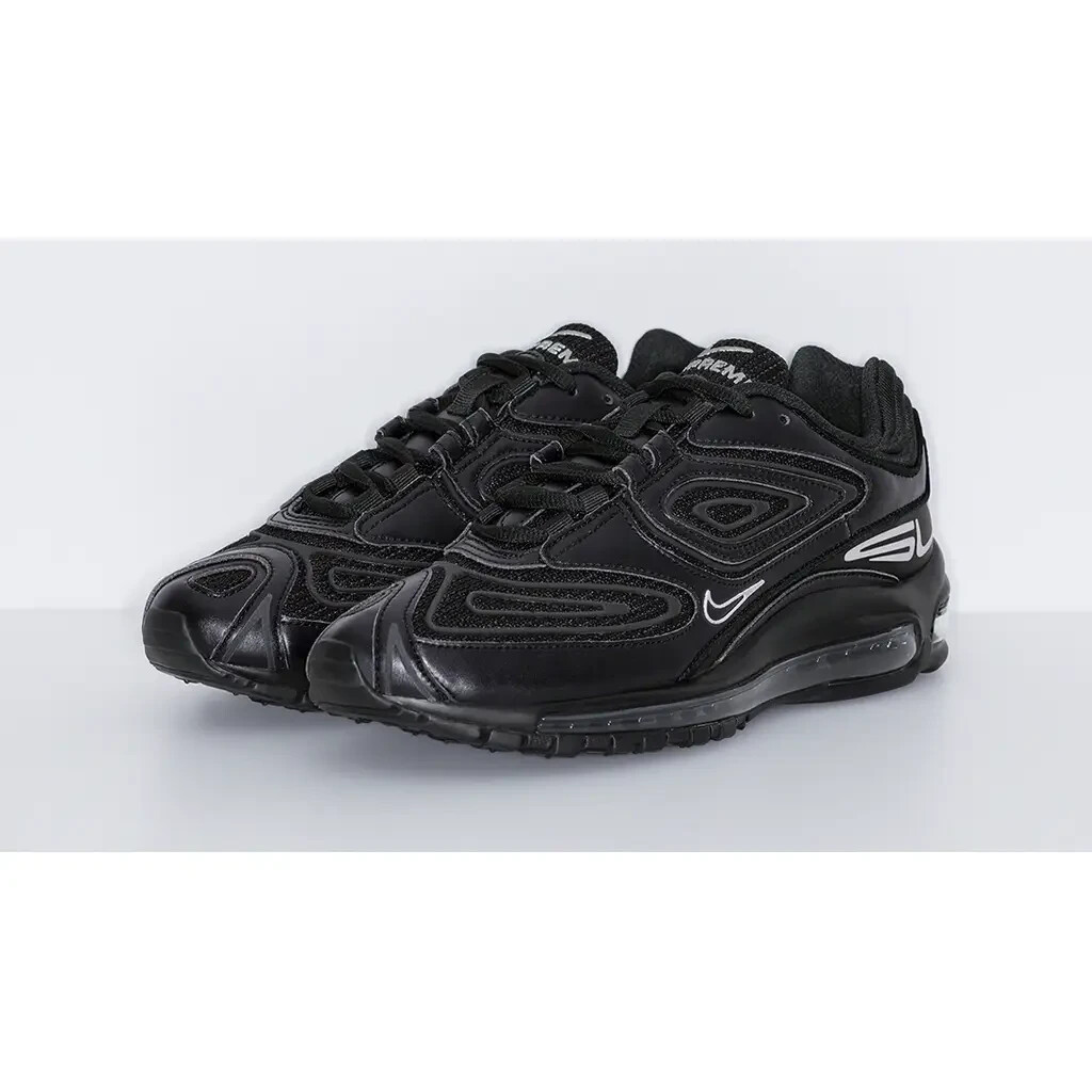 Supreme Nike Air Max 98 TL New Black Sneakers Size 5.5 UK