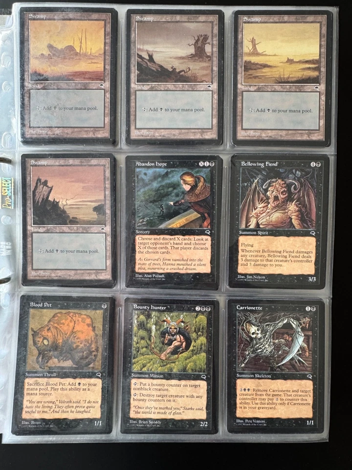 Tempest Komplett Set / Complete Set / Full Set - MTG Magic the Gathering