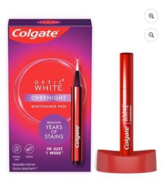 Colgate Optic White Overnight Teeth Whitening Pen - Stain Remover