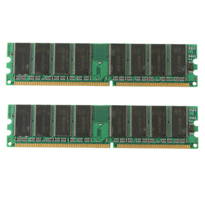 1GB DDR 400MHz PC3200 Non-ECC 184 pins in Memory Compatible Low