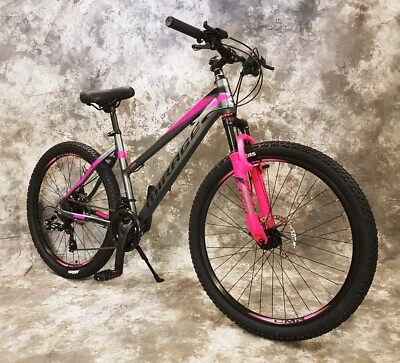 26 Zoll Da. ALUMTB Gefedert 21-Gg. Shimano & Scheibenbremsen NEU 2670 Antra-Pink