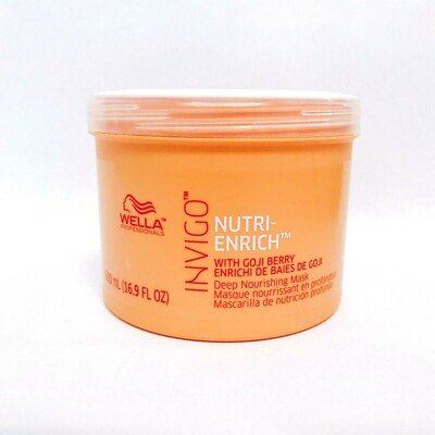 Wella Invigo Nutri-Enrich Deep Nourishing Mask with Goji Berry- 16.9 oz/500ml