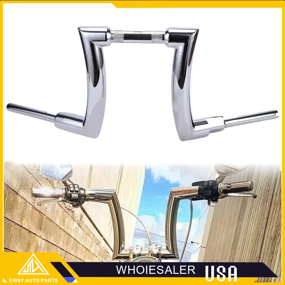 Manillar colgante APE 12" Rise 2" DNA Monster Fat Bars para Harley Touring Softail Foto 4 de 4