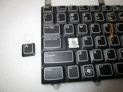 OEM SINGLE KEY CAP+CLIP FOR Alienware M17X R2 FROM 8WK6F MODEL NSK ...