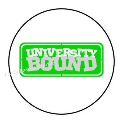 10cm Auto-Aufkleber Sticker Decal Laptop Farbe University Bound Graduation R107