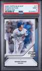 SHOHEI OHTANI /75 PURPLE FOIL LA DODGERS 2025 TOPPS MVP COLLECTION PSA 9 MINT