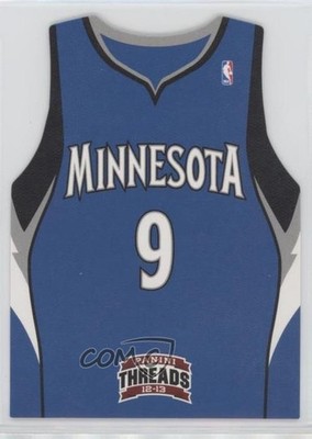 2012-13 Panini Threads Team Threads Die-Cut Ricky Rubio #14 2w5