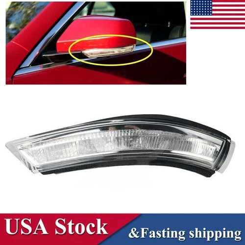 For Cadillac ATS/-V 2013-2018 LED Left Front Side View Mirror Turn Signal Light
