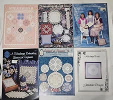Hardanger Embroidery Pattern Lot of 7 - Home, Suncatchers