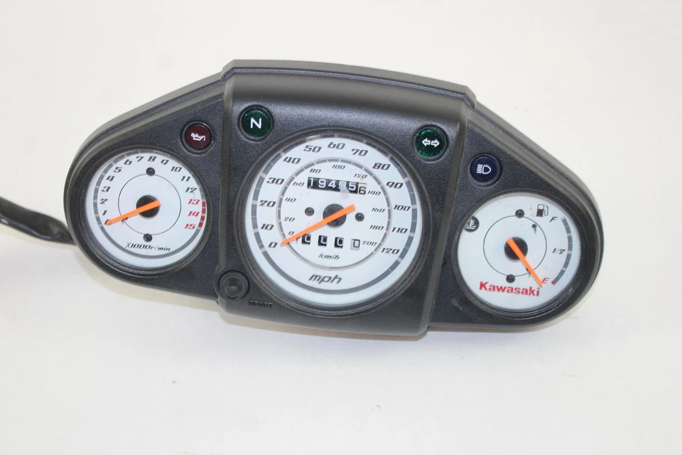 08-12 Kawasaki EX250 EX250R NINJA 250R Velocímetro Odómetro Medidor Pantalla Foto 2 de 4