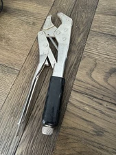 NEW NOS Craftsman USA 45606 10" Adjustable Locking Vise Grip Pliers, Curved Jaw