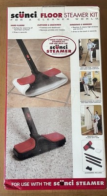 Scunci Portable Floor Steamer Kit 7 piece Floor/Wall Steamer Kit NEW Old Stock
