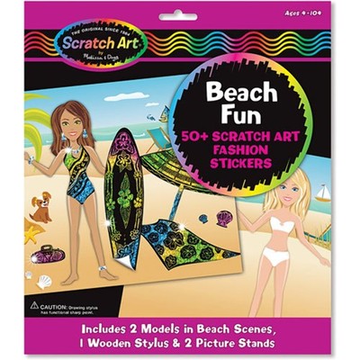 Melissa & Doug Scratch Art Strandspaß