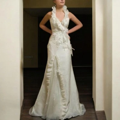 Organza Halter Neck Wedding Dresses for sale | eBay