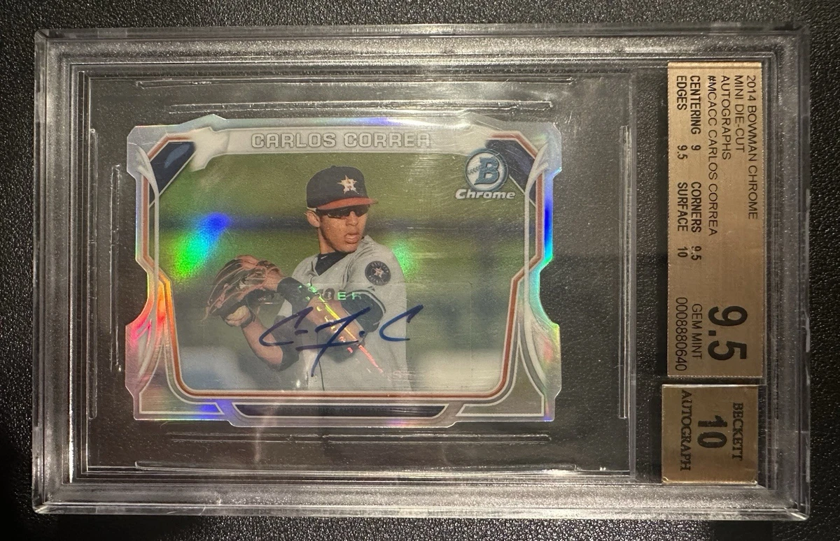 Bowman Carlos Correa Baseball 2014 Season Sports Trading Cards