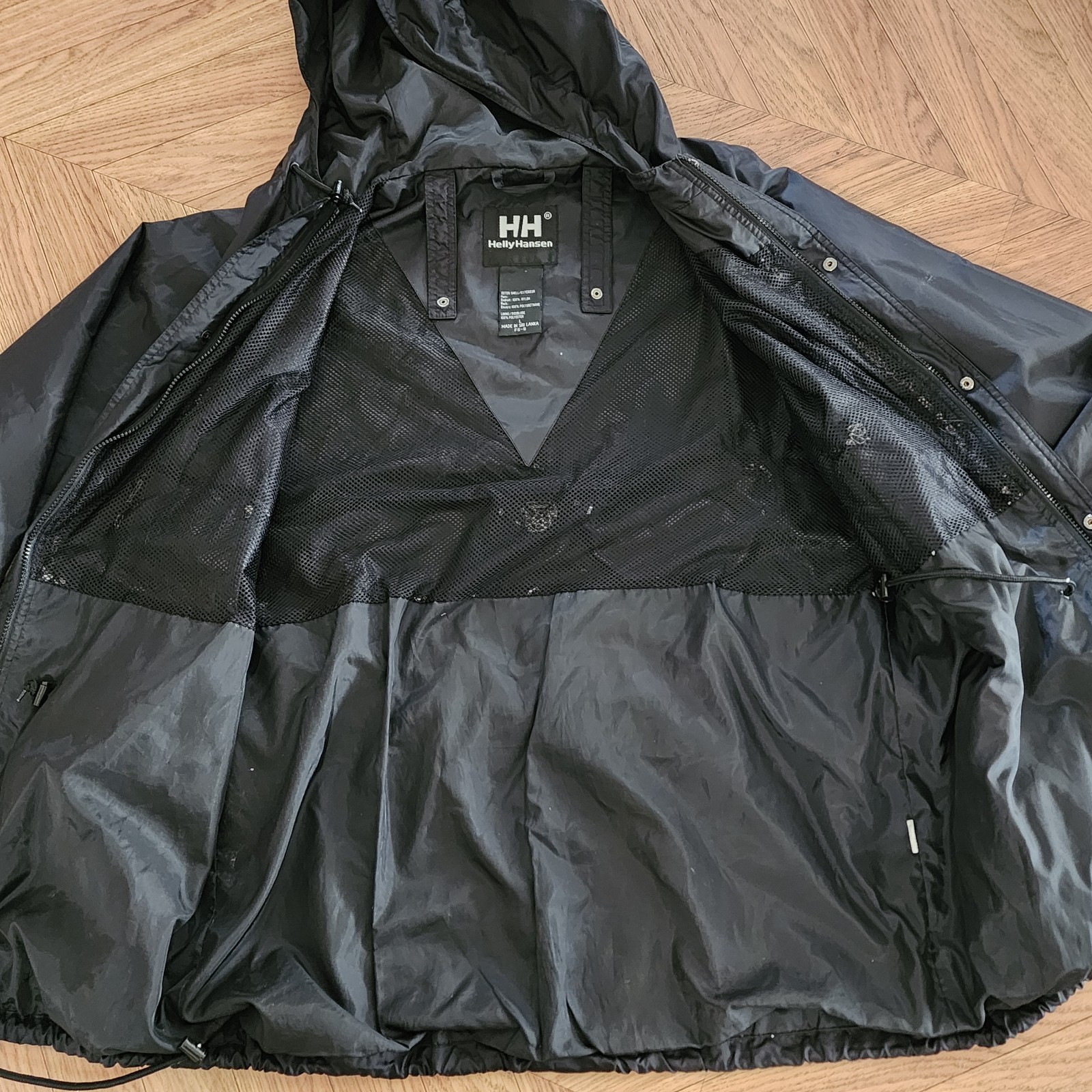 Helly Hansen Large Outer Shell Nylon Packable Jac… - image 3