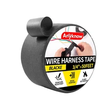 Wire Harness Tape, Cloth Electrical Tape Automotive Wiring Fabric Tape - 2 PACK