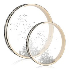 8 Inch 10 Inch Sea Wave Sound Drum, 2 Pcs Wave Bead Ocean Drum Sea Sound Drum