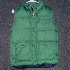 Lands' End Kids Green Puffer Vest Large